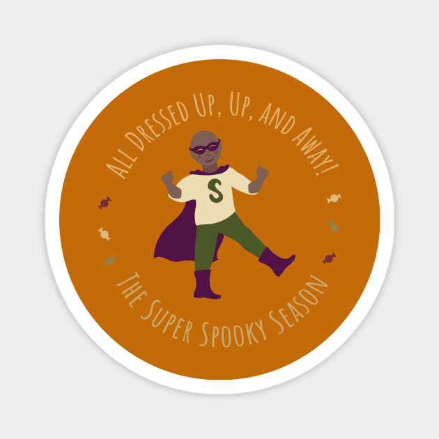 Halloween Kiddo Super Sam! Magnet by Limey Jade 